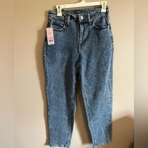 High Rise Blue Jeans